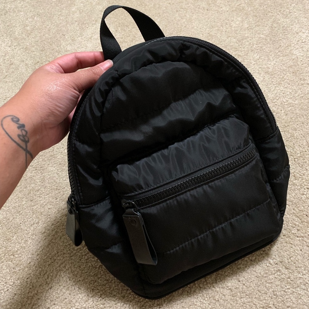Black Mini Backpack